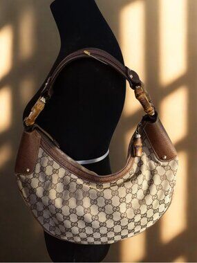Gucci Vintage Monogram Hobo Bag – Authentic